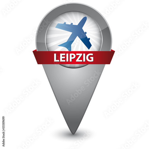 Leipzig Flughafen - Map Pin