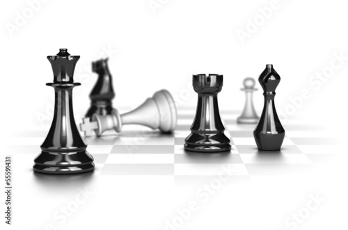 Valokuva Checkmate, Business Strategy Concept