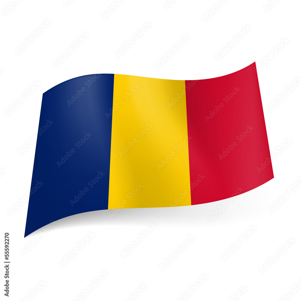 Fototapeta premium State flag of Romania.