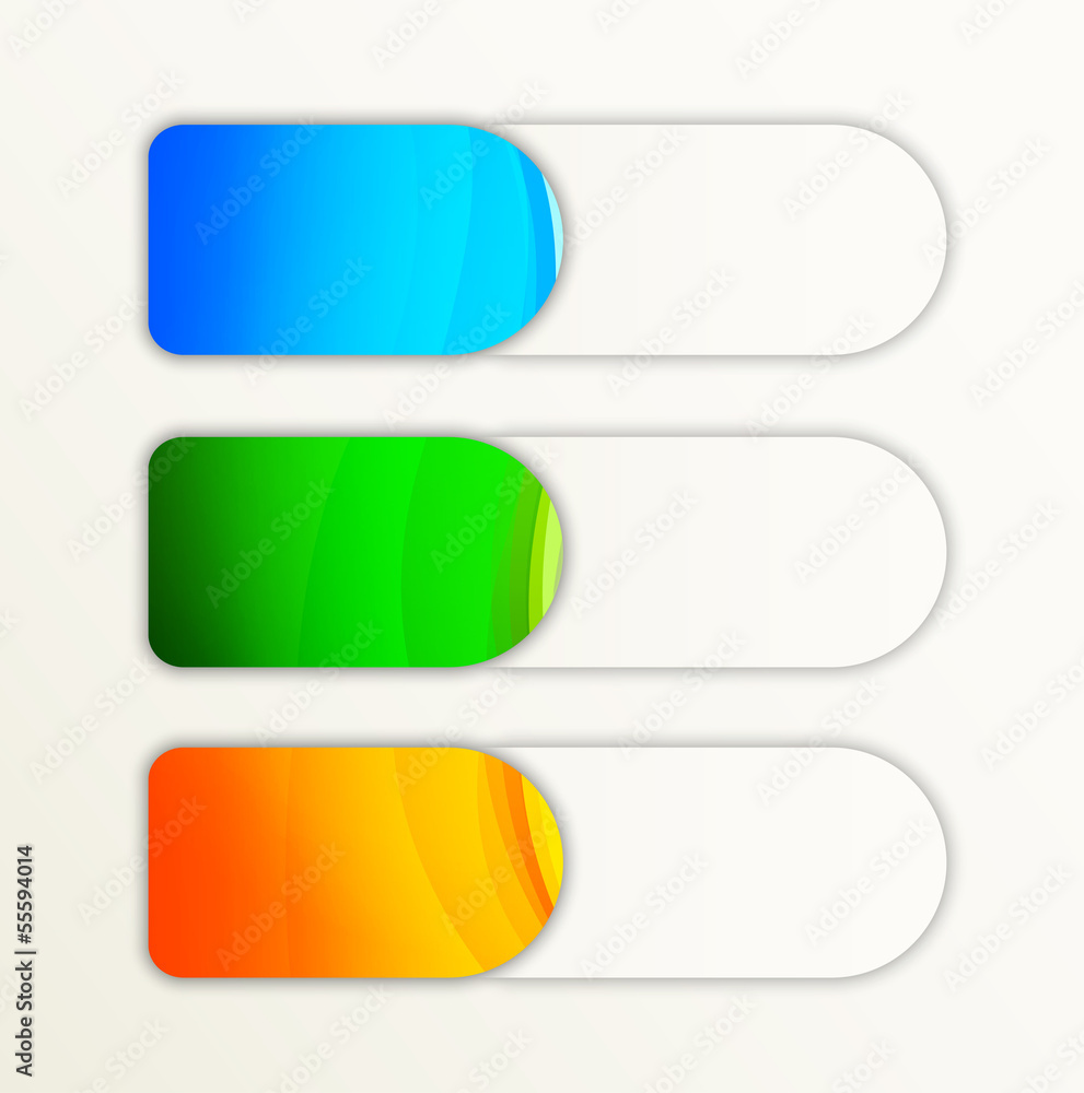 Set of colorful banners Set of colorful banners
