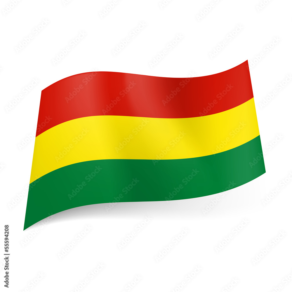 State flag of Bolivia. State flag of Bolivia.