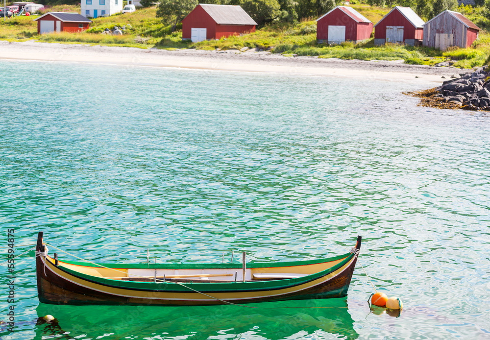 Obraz premium Boat in Norway