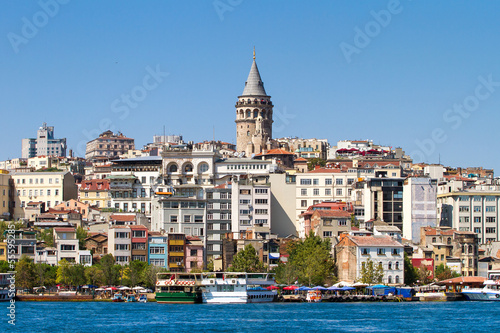 Beyoglu district historic architecture and medieval Galata tower © Mazur Travel