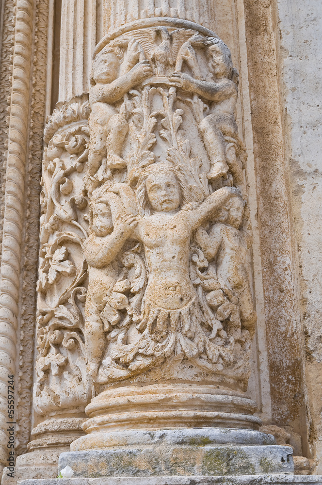 Mother Church. Mesagne. Puglia. Italy.