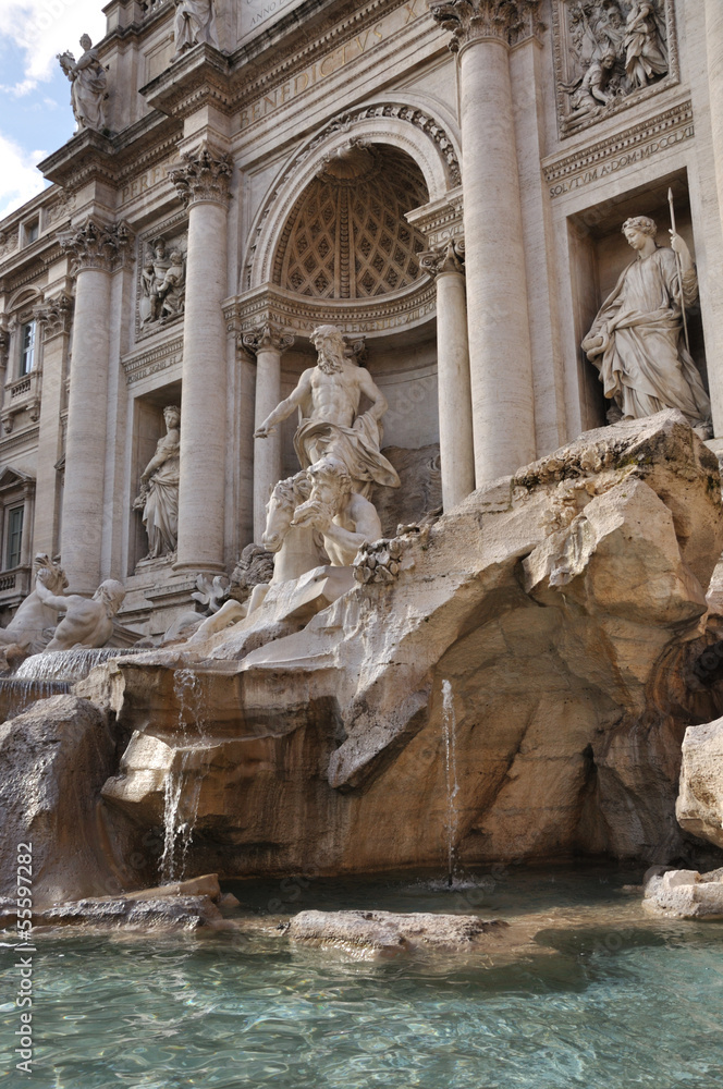 Trevi Fountain details