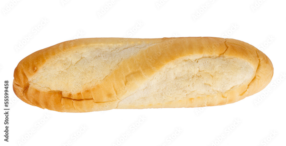 baguette bread isolated