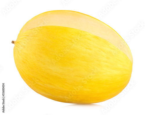 honeydew melon isolated on white background