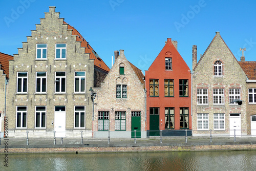 Maisons à pignon à Bruges