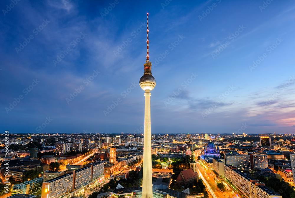 Skyline von Berlin, Deutschland