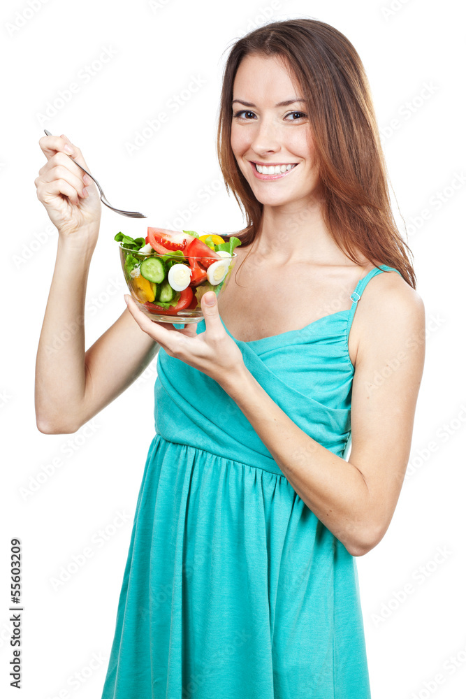 woman holding plate of fresh vegetables woman holding plate of fresh vegetables
