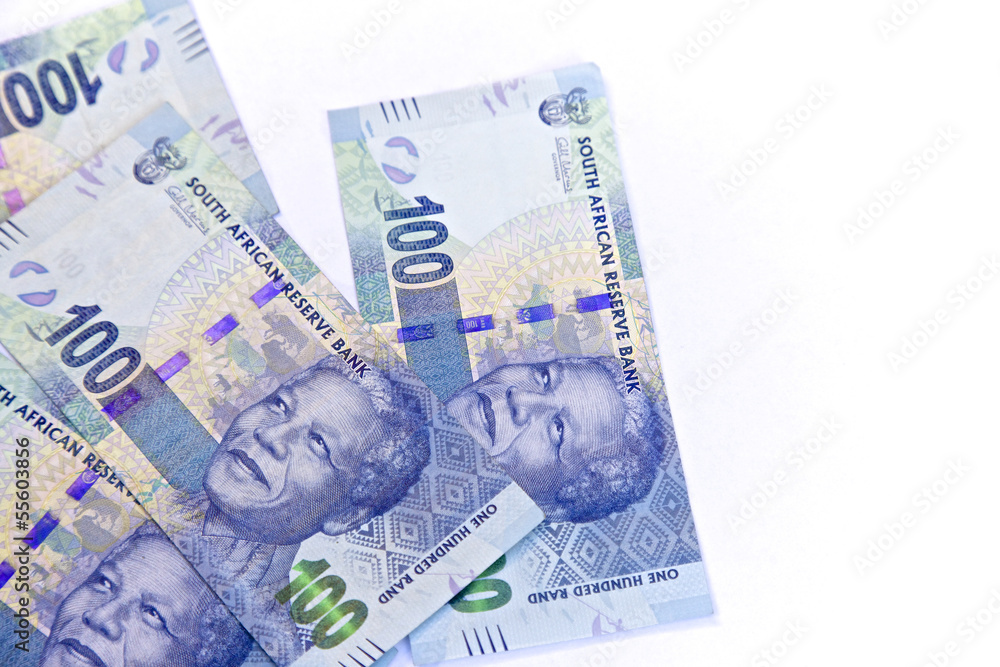 South African, New one hundred bank notes South African, New one hundred bank notes