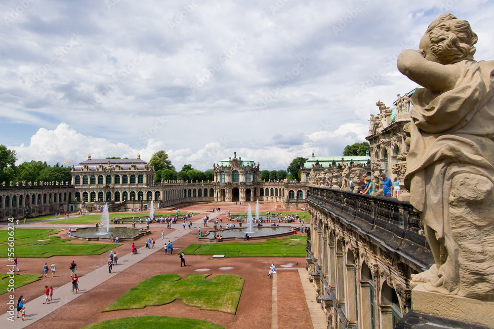 Obraz premium Zwinger mit Großem Garten in Dresden