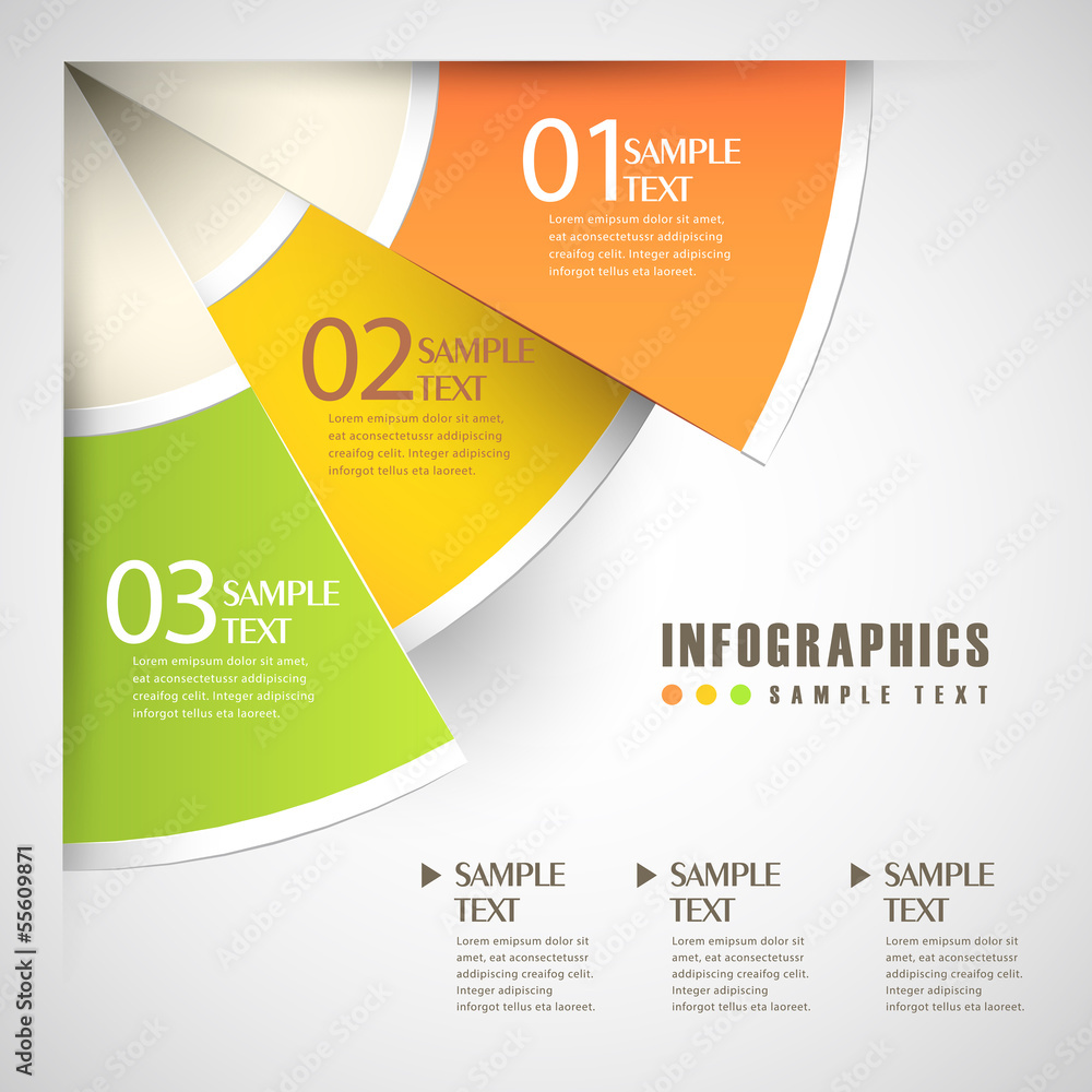 vector abstract 3d paper infographics vector abstract 3d paper infographics