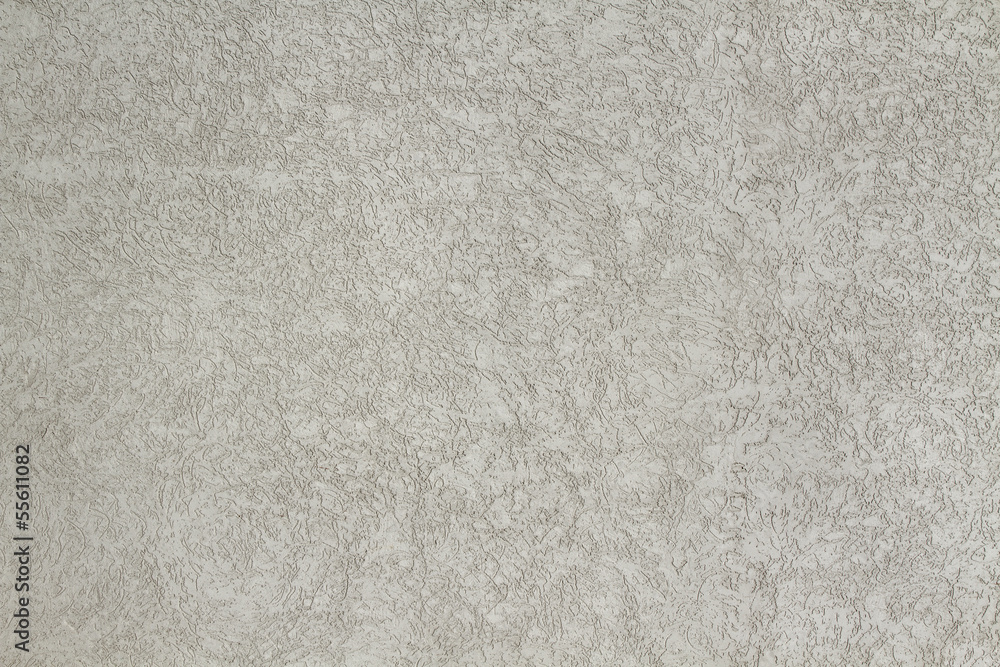 Fototapeta premium Plaster texture wall background of putty decorative parget