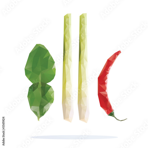asia herbs fot tom yum food