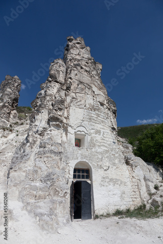 Cave temple in Divnogorsky Sacred Uspenskom a man's monastery 