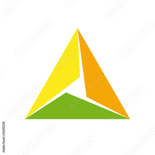 Vector logo triangle