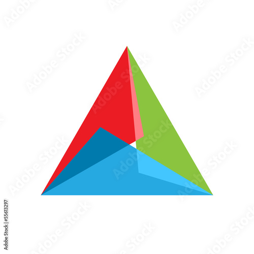 Vector logo triangle
