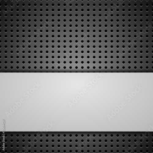 Brushed Metal Label