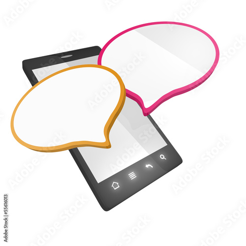 Smartphone with empty cloud