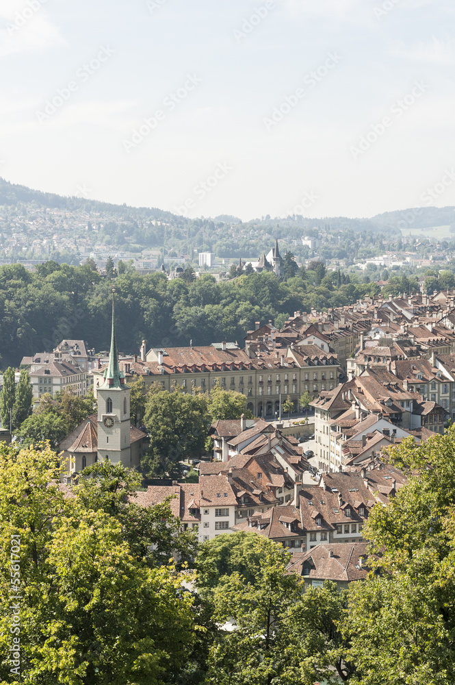 Bern, Altstadt, Nydeggkirche, Aussichtspunkt Rosenberg, Schweiz