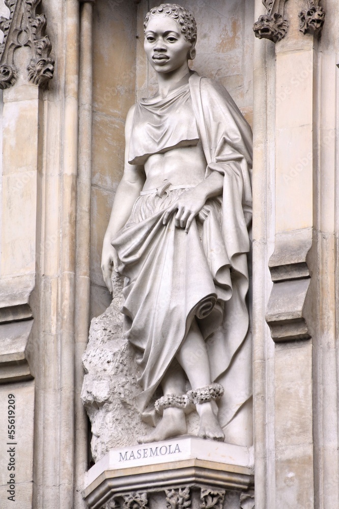 Westminster Abbey statue - Manche Masemola