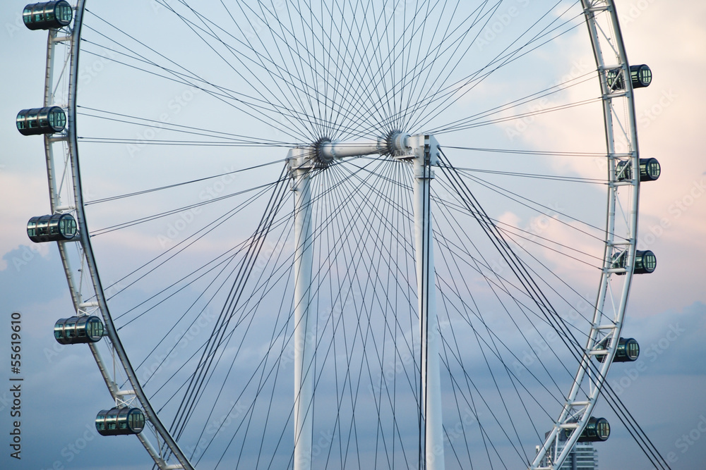 Obraz premium Singapore Flyer - largest flyer in the world