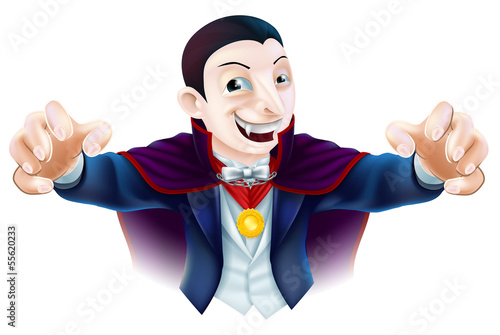 Halloween Cartoon Dracula