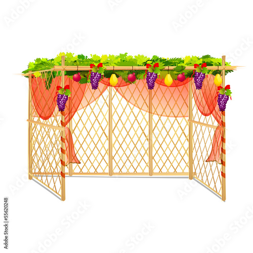 Sukkah for celebrating Sukkot