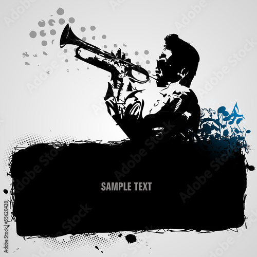 man on trumpet