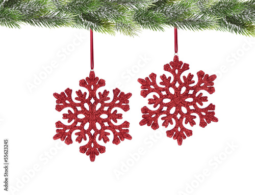 Christbaumschmuck Schneeflocke