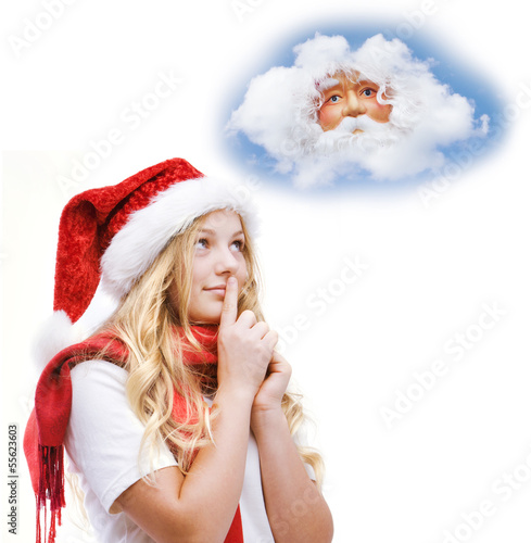 Mädchen, Weihnachtswunsch,