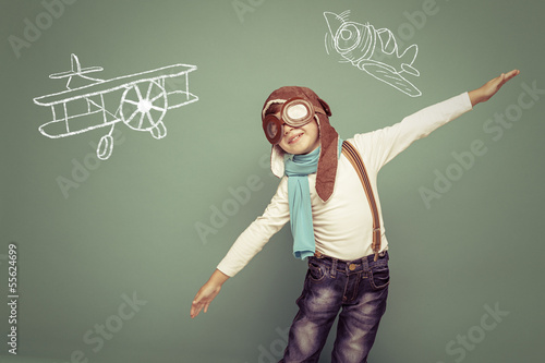 Young aviator