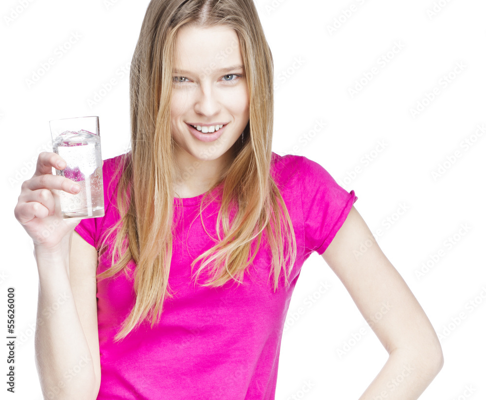 young beautiful woman holding glass of water young beautiful woman holding glass of water