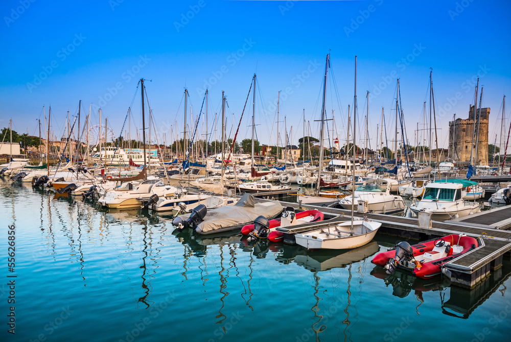 Port of La Rochelle in France