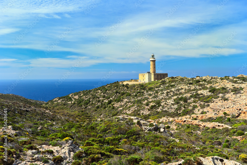 Sardinia - lighthouse in San pietro island