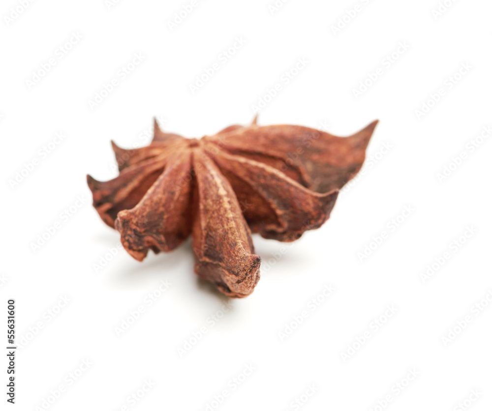 Fototapeta premium Star anise isolated on white background