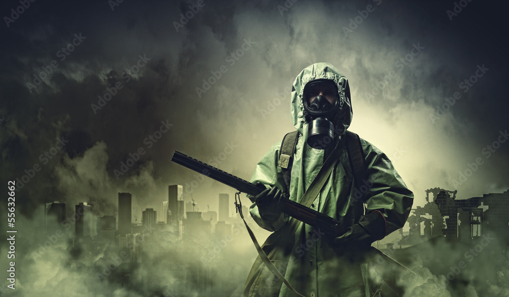 Stalker with gun Stalker with gun