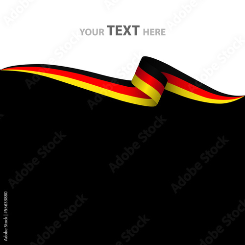 Deutschland Flagge Banner Vektor