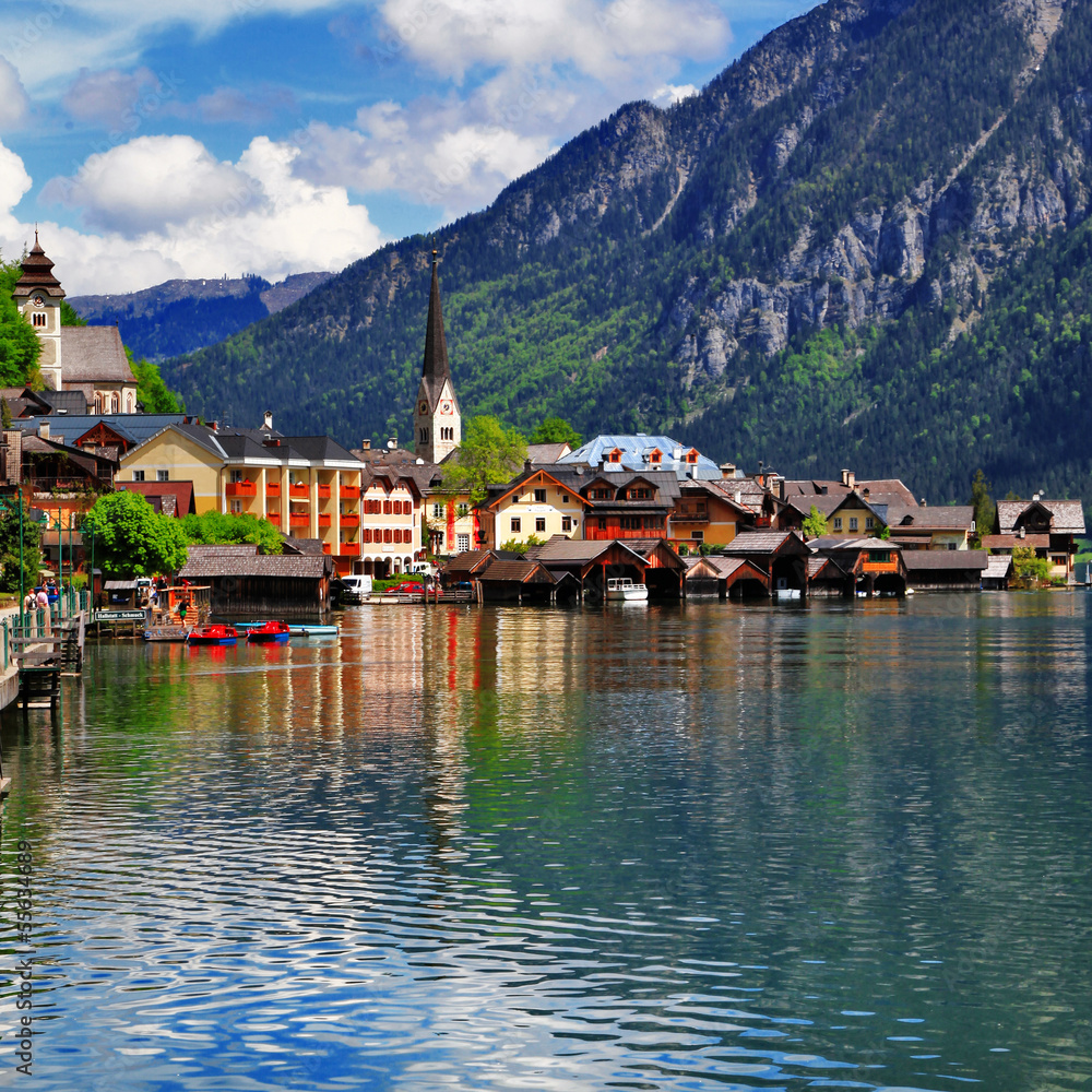 Hallstatt - beautiful Alpine village, Austria