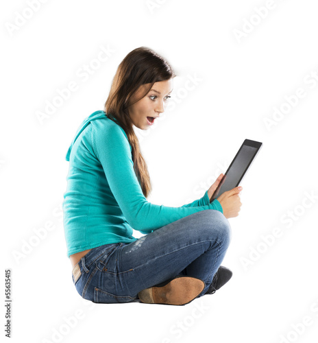Woman with pc tablet © Halfpoint