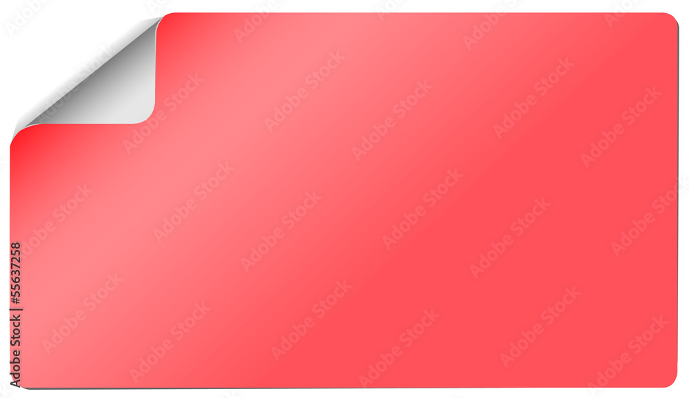 sticker red