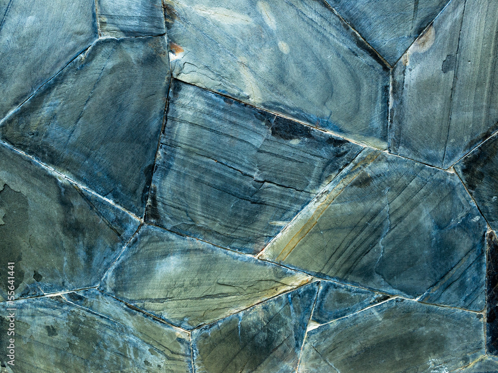 Fototapeta premium Tekstura Błękitna Grunge skały ściana