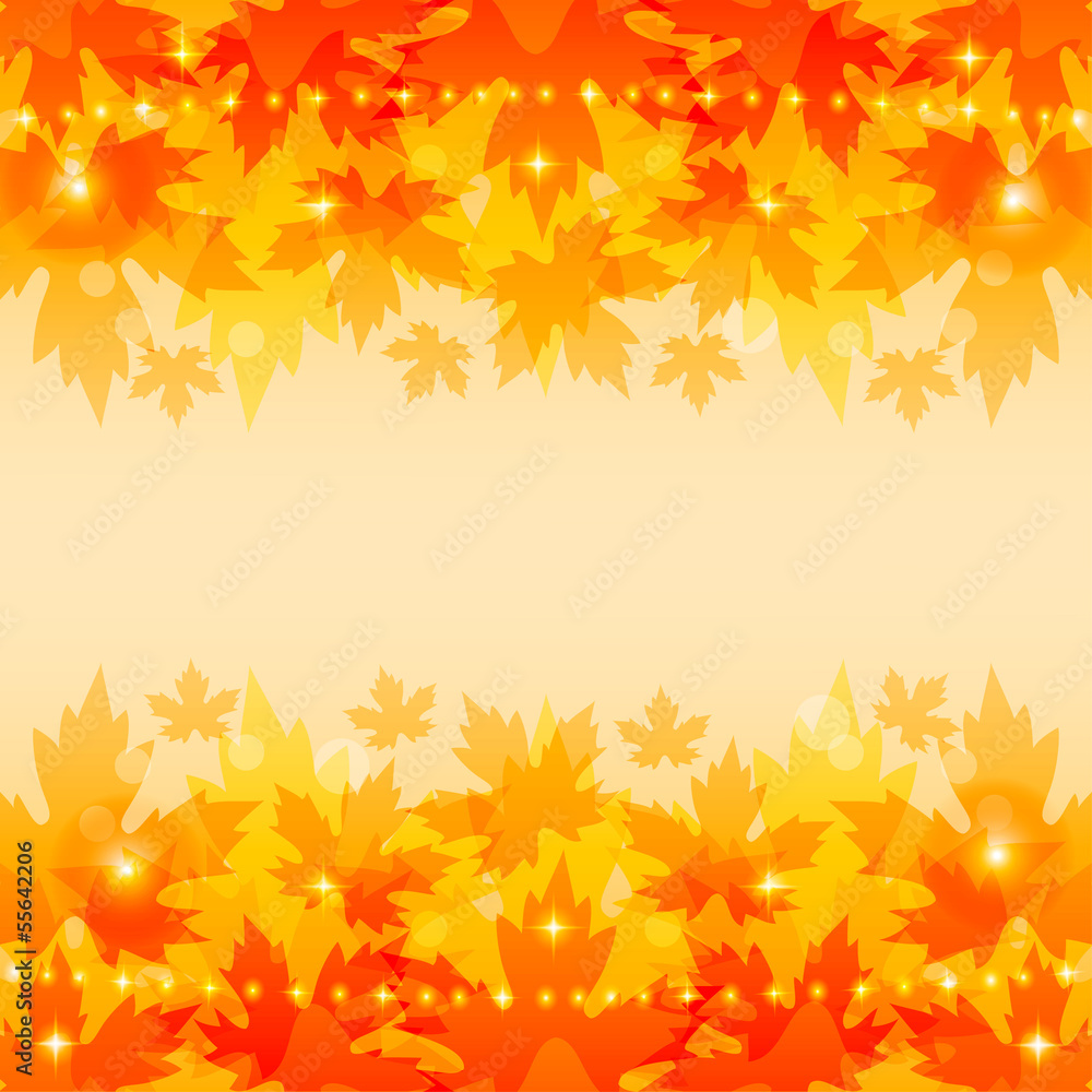 Autumn background with maple leaves.Vector illustration. Autumn background with maple leaves.Vector illustration.