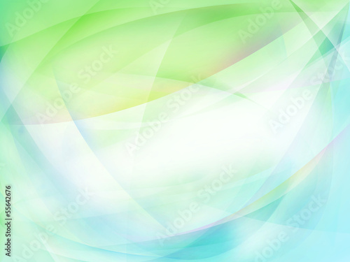 Abstract green blue lines background
