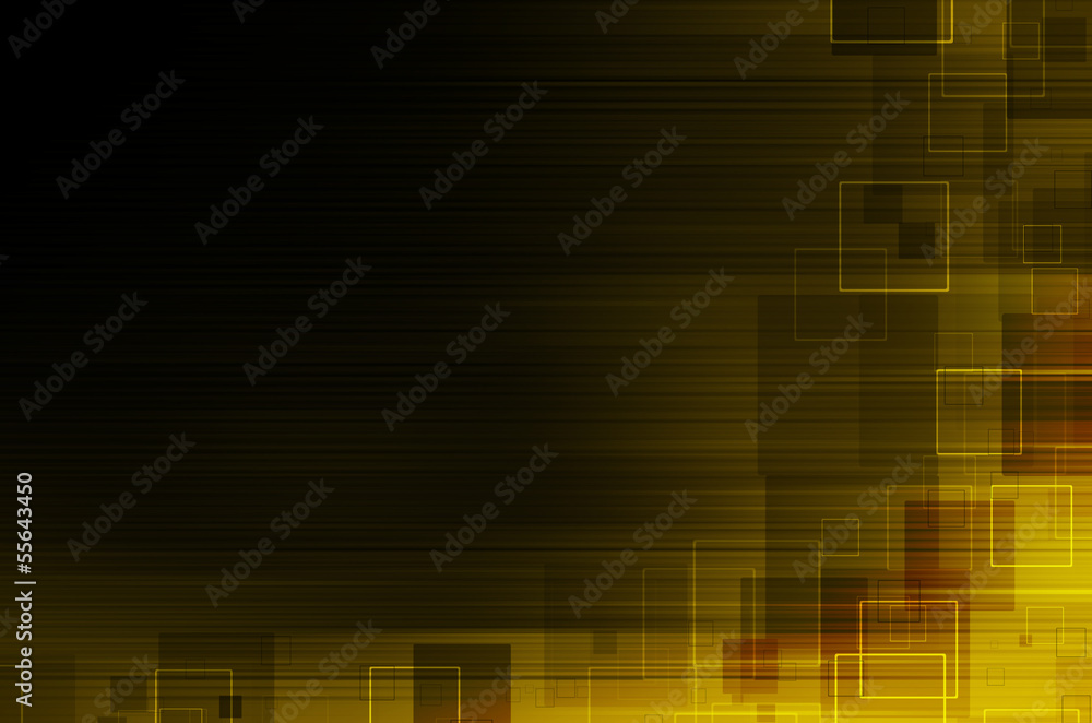 dark yellow technical abstract background