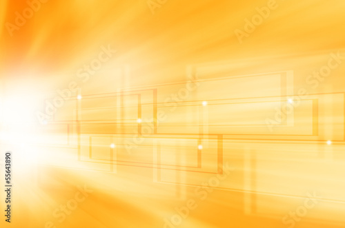 abstract yellow technology background