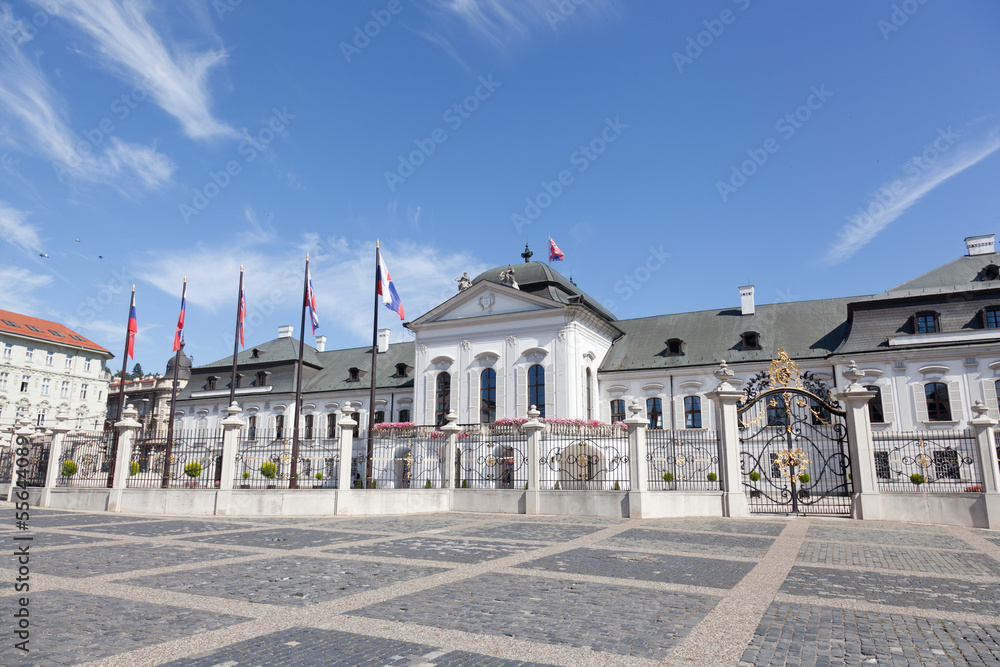 presidential palace in Bratislava, Slovakia