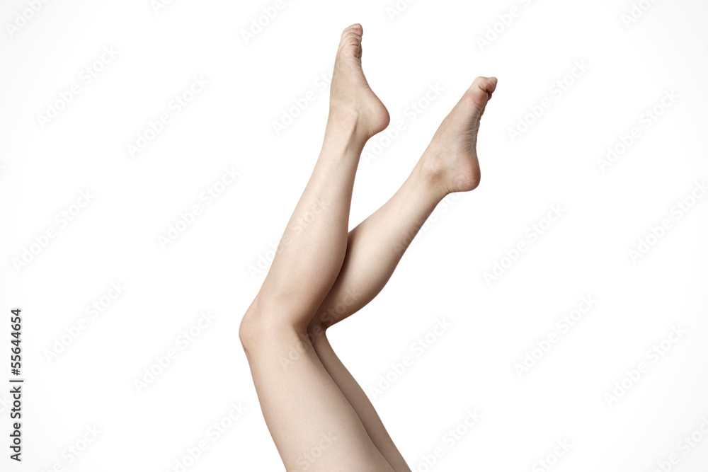 Close up of elegant female legs