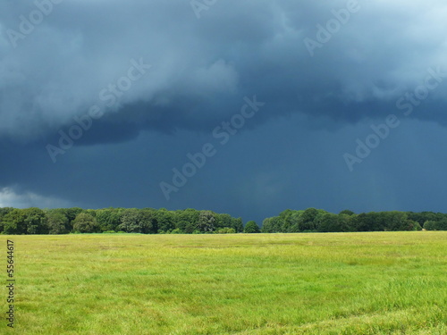 landscape just before a thunderstorm in summer © marina kuchenbecker